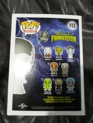 Universal Monsters The Bride of Frankenstein Funko Pop 113 Vaulted 3