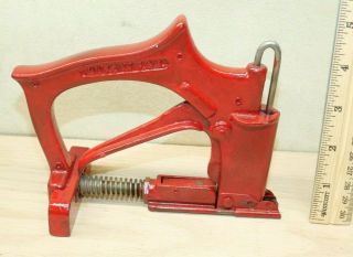 Vintage Red Devil Pd1 Diamond Point Stapler Gun Framing