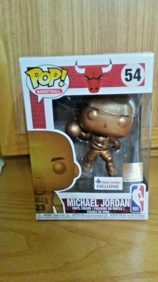 Funko Pop Foot Locker Exclusive Michael Jordan - Bronze.