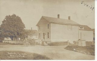 Williston,  Vermont,  Chas.  D.  Warren Store,  Real Photo By Holmes Dated May 14,  1908