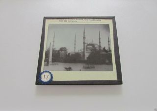 Glass Magic Lantern Slide MOSQUE OF SULTAN AHMED ISTANBUL C1900 PHOTO TURKEY 2