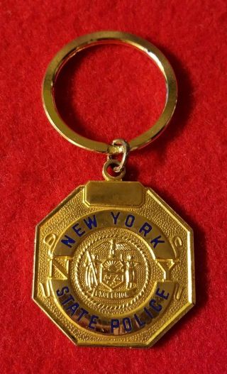 Vintage Rare York State Police Key Tag