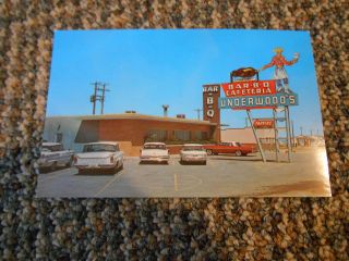 Old Vintage Postcard Underwood 