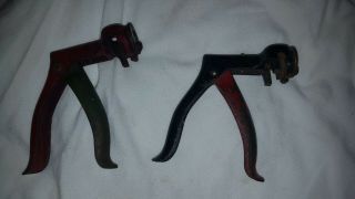 5 Vintage SAW SET Blade Tools Red Green Black APEX KEEN KUTTER MADE IN USA 2