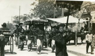 1930 Photograph - High Dignitary Being Carried In Shanghai,  China