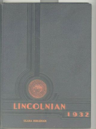 3 High School Yearbooks Abraham Lincoln Hs Los Angeles Ca.  193os Lincolnian
