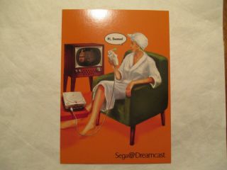 Sega Dreamcast Hi Seaman Advertising Continental Postcard