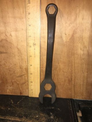 Antique Vintage Ford Script Model T & Model A Combo Hex Open End Wrench Tool