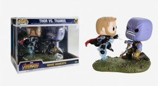 Funko Pop Movie Moments: Thor Vs.  Thanos Vinyl Collectibles Item 35799