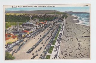 San Francisco Ca Playland At The Beach Circa 1920