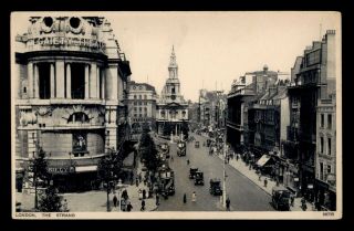 Dr Who Gb London The Strand Street View Postcard C105042