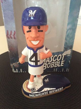 Forever Collectibles Milwaukee Brewers Hot Dog Bobblehead Racing Sausage Bobble