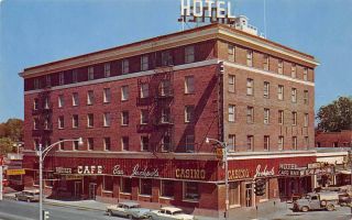 Hotel Humboldt Winnemucca Nv Vintage Nevada Postcard Ca 1950s