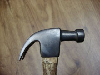 Old Tools,  Antique PEXTO 9.  8oz.  Curved Claw Finish Hammer,  3 - 1/2 