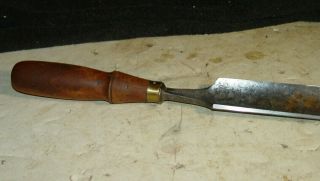 Estate Vintage Cast Steel Spear Jackson Woodworking Wood Gouge Chisel 1 3/4 "