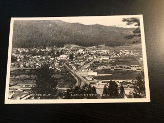 Photo Postcard - - California - - Quincy - - Town View - - Eastman Studio B 8163 Unposted Ca