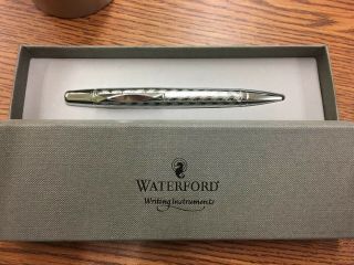 Waterford Writing Instruments Rhombus Ballpoint Pen Chrome