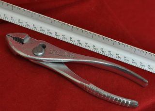 Vintage 6 1/2” Slip Joint Pliers Cee Tee Co.  Crescent Usa,  Shape