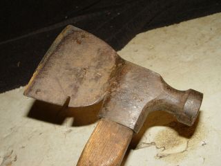 Estate Old Vintage Woodworking Hand Axe Hatchet Hammer Tool 2