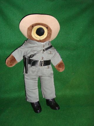 Vintage Patriot Bears York State Trooper Collectible Teddy Bear Jj Wind (?)