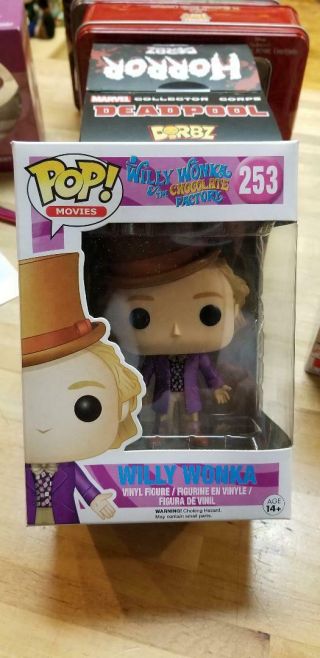 Funko Pop Willy Wonka And The Chocolate Factory Willy Wonka 253 W/protector