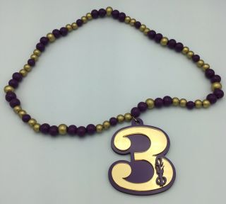 Omega Psi Phi - Beaded Line Number Tiki Necklace 3