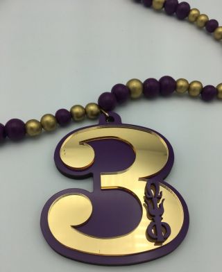 Omega Psi Phi - Beaded Line Number Tiki Necklace 3 2