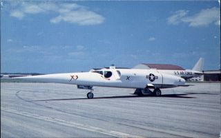 Us Air Force Douglas X - 3 Stiletto Airplane Jet W - Pafb Dayton Ohio 1970s