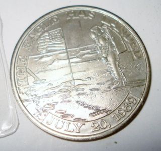 Vintage Apollo 11 Medallion Coin Token Moon Landing Design Nr