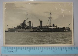 Vintage Photo Postcard China Chinese Military War Ship B ??