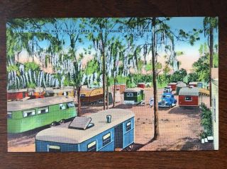 One Of Many Trailer Camps In The Sunshine State,  Florida