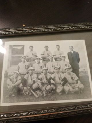 Vintage 1914 Hollywood High School Baseball Team Photograph Frank Shellenback Sd