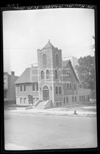 1931 Ft Hamilton Church 94th St Brooklyn York City Nyc Photo Negative U121