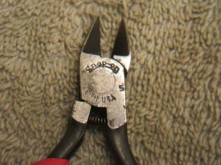 SNAP - ON E711 SPRING LOADED FLUSH CUT PLIERS 4 1/2 
