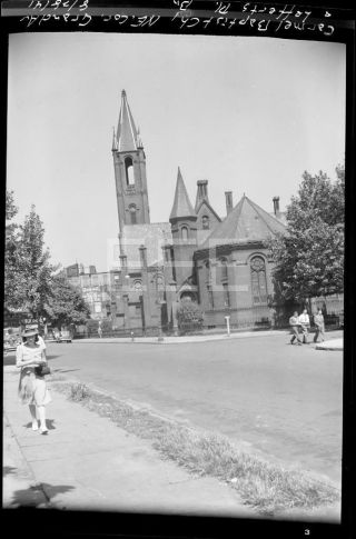 1941 Carmel Church Ne Grand Av Lefferts Pl Brooklyn Nyc Old Photo Negative U98