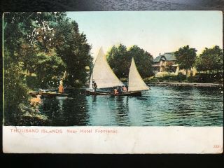 Vintage Postcard 1907 Thousand Islands Hotel Frontenac York