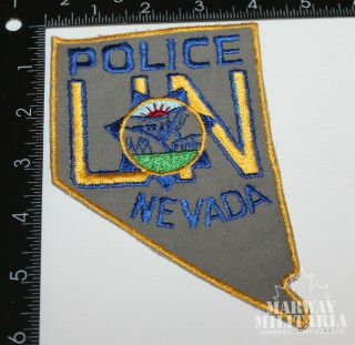 Early Un University Of Nevada Police Patch (17557)