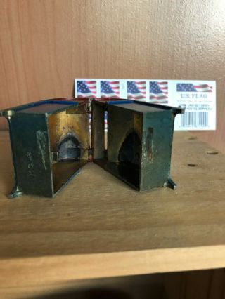 Vintage US Mailbox Stamp dispenser,  metal,  made in Japan,  stand alone 5