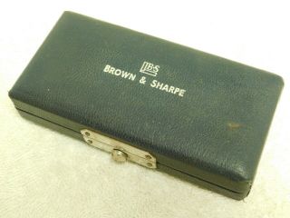 Vintage BROWN & SHARPE No 252 inside micrometer with case 2