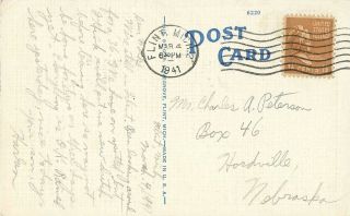1941 Fisher Body Corporation Plant,  Flint,  Michigan Postcard 2
