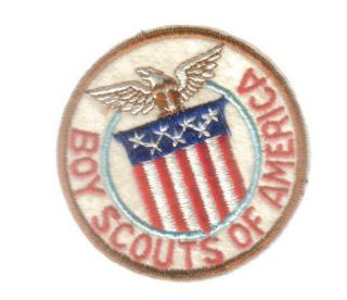 1950,  S Boy Scouts Of America Flag Patch