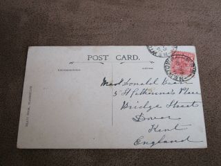 1909 Postcard - Eder Derry Falls & Pool - Blackwall Glen Blackheath - South Wales 2