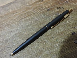old vintage Matte Black Gold Trim GT aramis Parker Classic Mechanical Pencil USA 3
