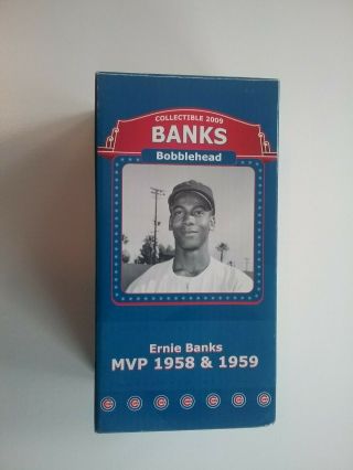 Ernie Banks Chicago Cubs Mvp 1958 & 1959 Bobblehead From Wrigley Field