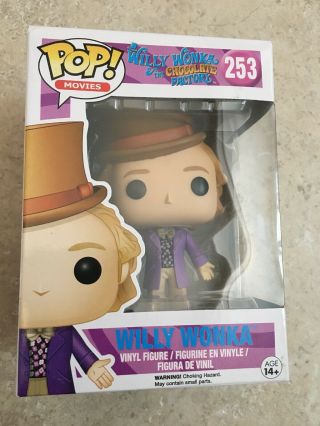 Funko Pop Movies Willy Wonka And The Chocolate Factory 253 Box Wear