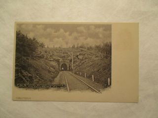 Tunnel Between Centerville And Fallsburg York Ny Postcard