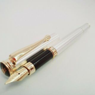 JAGUAR fountain pen ink bottle w metal body VINTAGE 2