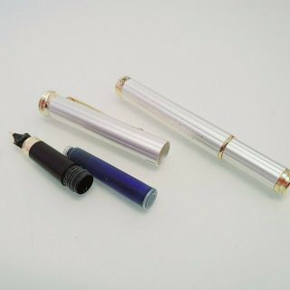JAGUAR fountain pen ink bottle w metal body VINTAGE 5