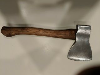 Vintage Craftsman 2 Lbs Hewing Hatchet Axe 4  Cutting Edge,  12  Hickory Handle