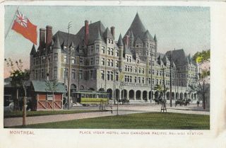 Place Viger Hotel Cpr Station Montreal Quebec 1906 - 13 Patriotic Montreal Import